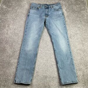 Levi's 511 Jeans Mens 32X30 Blue Slim Straight Mid-Rise Light Wash Stretch Denim